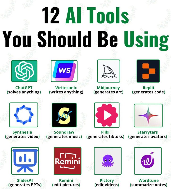 12 Essential AI Tools…